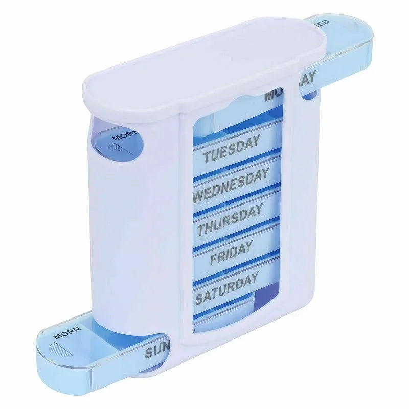 Portable 7-Day Pill Organizer for Easy Daily Use