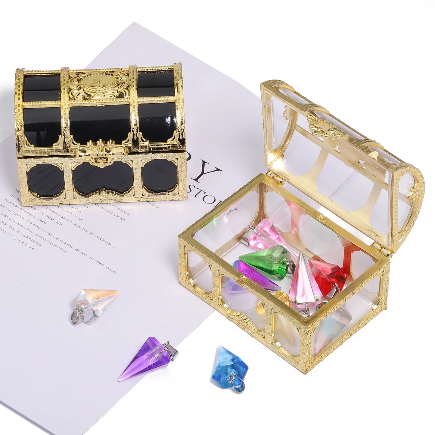 Pirate Treasure Box Crystal