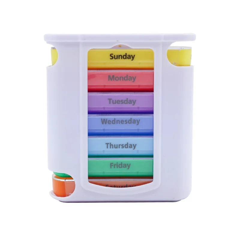 Portable 7-Day Pill Organizer for Easy Daily Use