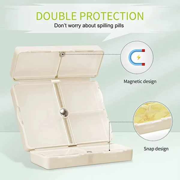 Compact Magnetic Pill Organizer