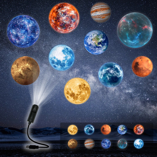 10 Planet USB Projection Ceiling Atmosphere Light